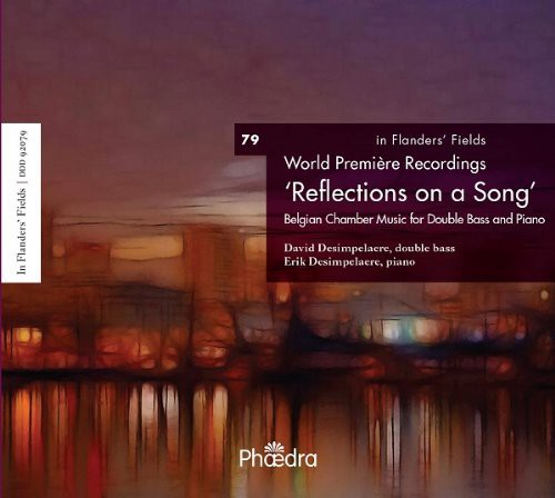 the album cover for Gistelinck / D Desimpelaere / Desimpelaere,E - Reflections on a Song: Belgian Music for Double