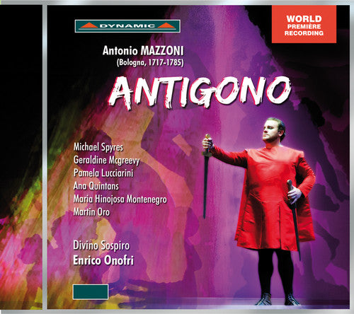 the album cover for Enrico Onofri - Antigono
