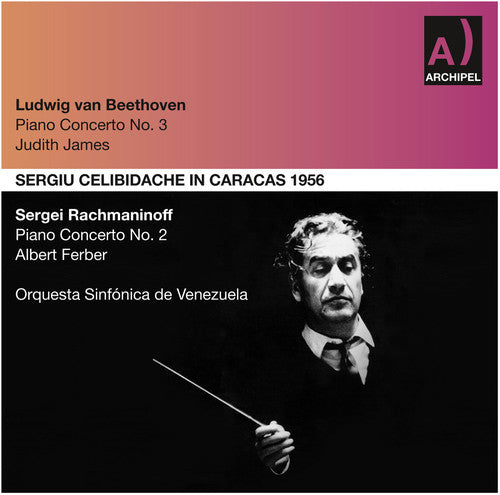 the album cover for SERGIU CELIBIDACHE - Piano Concertos