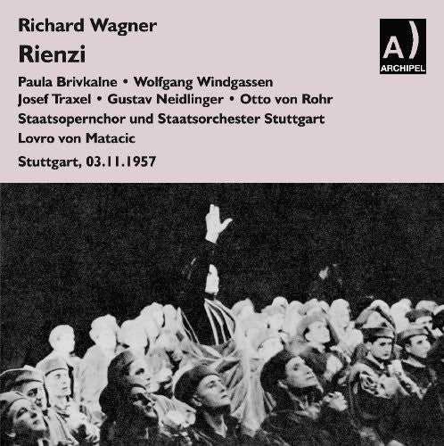 the album cover for Lovro Von Matacic - Rienzi