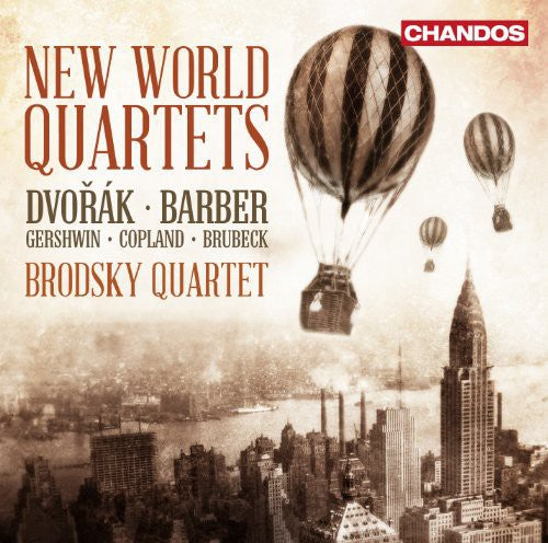 the album cover for Brodsky Quartet - New World Quartets