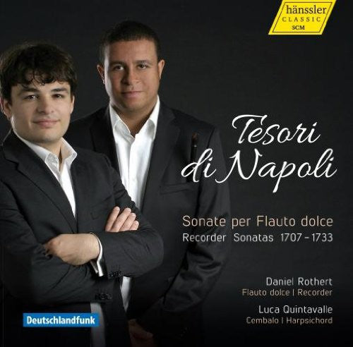 the album cover for Luca Quintavalle - Virtuoso Sonatas for Recorder