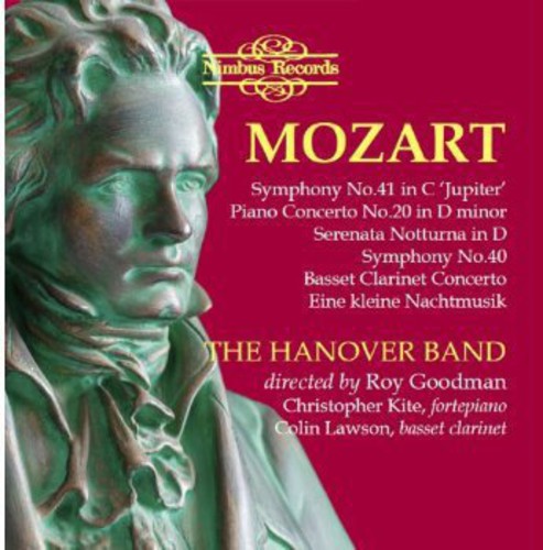 the album cover for Mozart / Kite / Hanover Band / Goodman - Orchestral Works