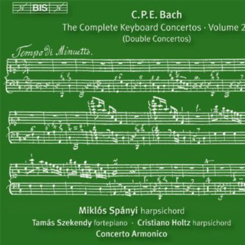 the album cover for Miklos Spanyi - Keyboard Concertos 20