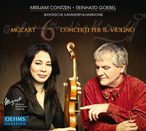 the album cover for Mirijam Contzen - Concerti Per Il Violino
