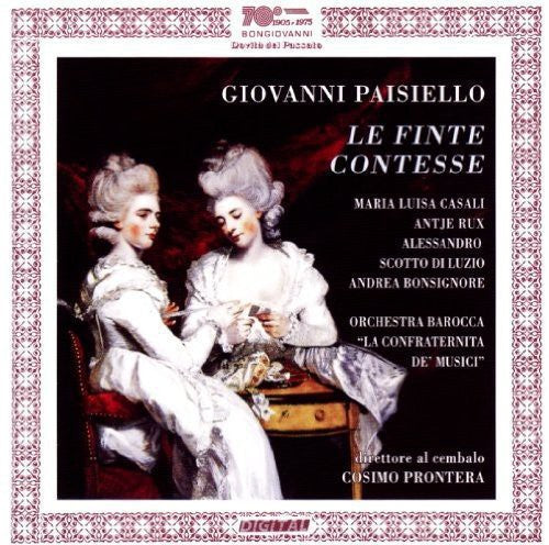 the album cover for Cosimo Prontera - Finte Contesse