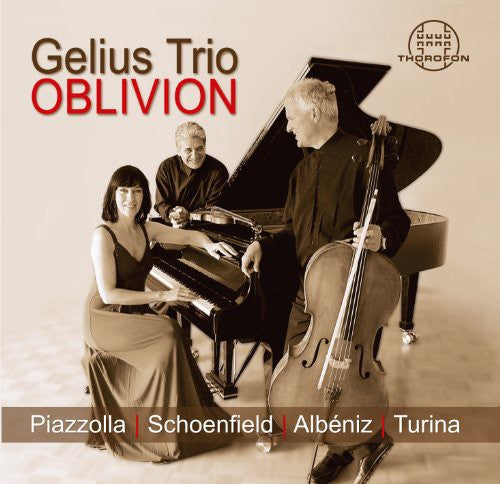 the album cover for Schoenfield / Piazzolla / Turina / Albeniz - Oblivion