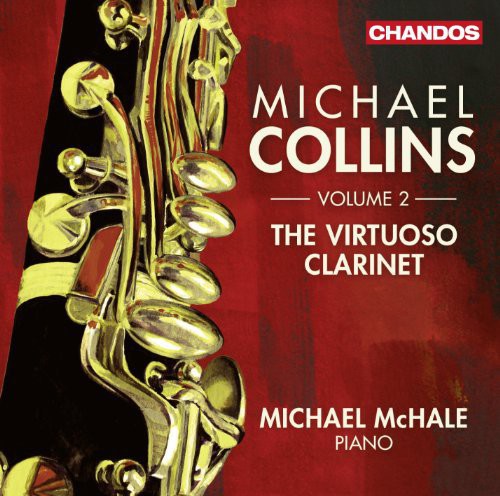 the album cover for Michael Collins - Virtuoso Clarinet 2