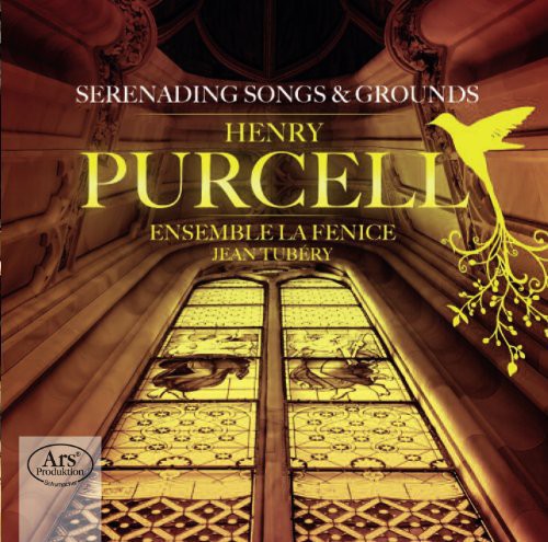 the album cover for Ensemble La Fenice - Serenading Songs & Grounds