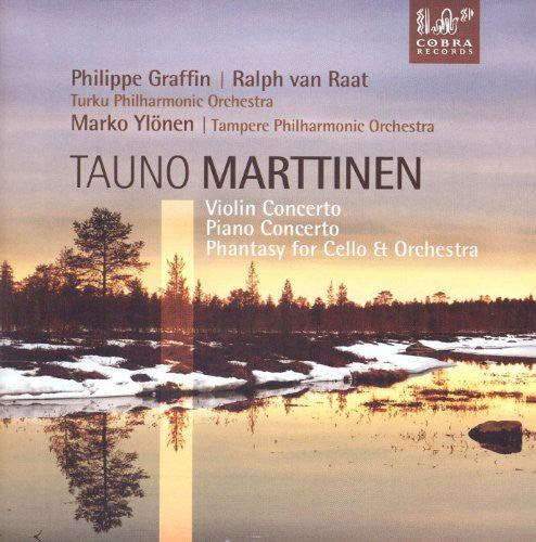 the album cover for Marttinen - Violin Concerto / Piano Concerto