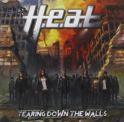 the album cover for Heat - Tearing Down the Walls