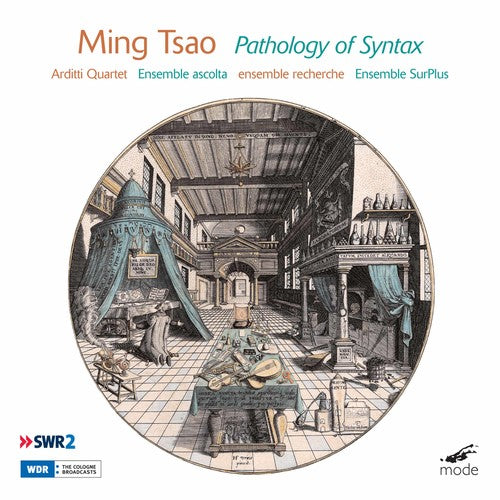 the album cover for Ming Tsao - Arditti Quartet / Ensemble Ascolta / Ensemble SurPlus