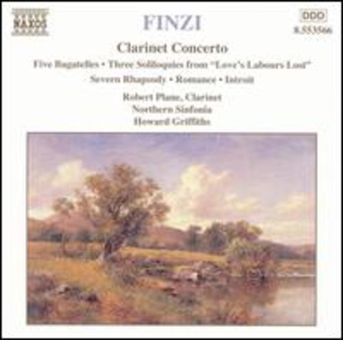the album cover for G. FINZI - Clarinet Concerto