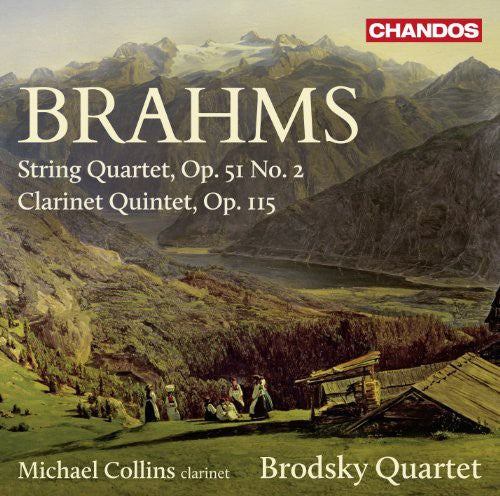 the album cover for Michael Collins - String Quartet No. 2 / Clarinet Quintet