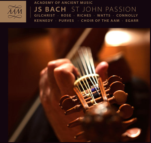 the album cover for Richard Egarr - St John Passion