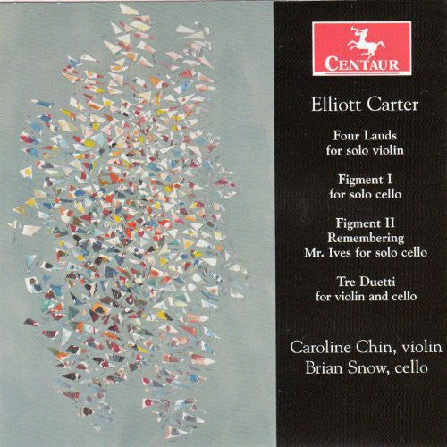 the album cover for Caroline Chin - Elliott Carter (1909-2012)