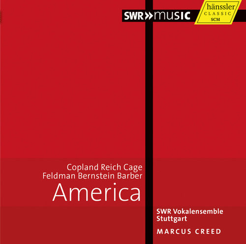the album cover for Stuttgart Southwest Radio Vocal Ensemble - America