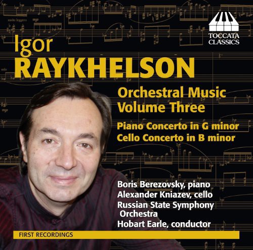the album cover for Boris Berezovsky - Orchestral Music 3