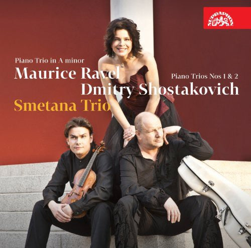 the album cover for Ravel / Shostakovich / Smetana Trio - Complete Piano Trios
