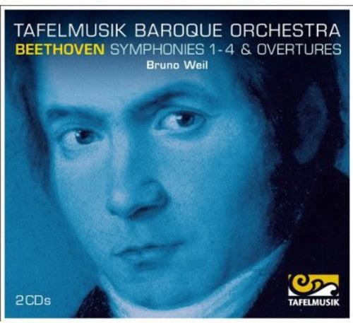the album cover for Tafelmusik Baroque Orchestra - Beethoven Symphonies 1 - 4 & Overtures