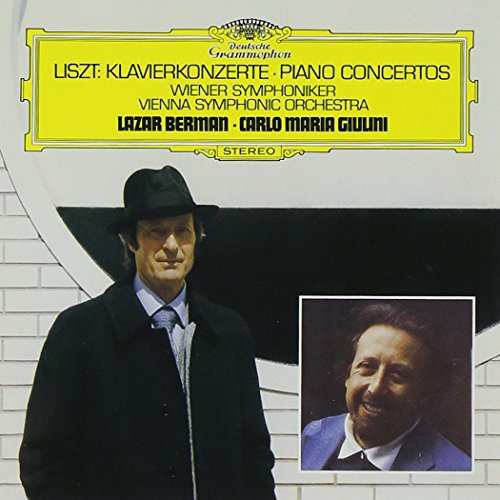the album cover for Carlo Maria Giulini - Liszt: Piano Concertos Nos.1 & 2