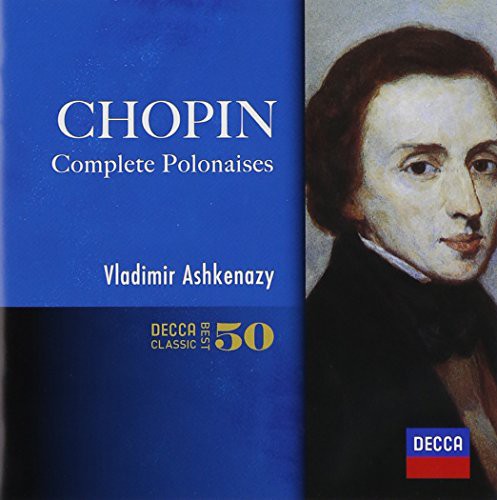 the album cover for VLADIMIR ASHKENAZY - Chopin: Polonaises
