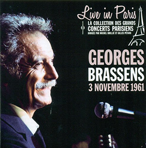 the album cover for Georges Brassens - Live in Paris 03 Novembre 1961