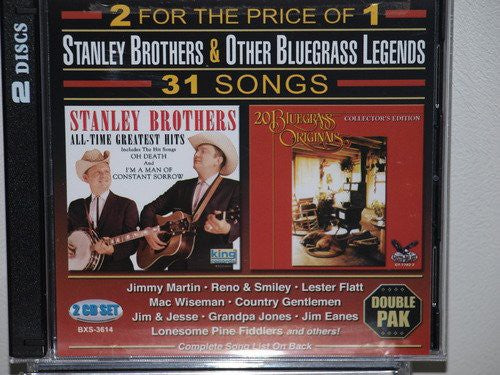 the album cover for Stanley Brothers - Bluegrass Originals: All Time Greatest