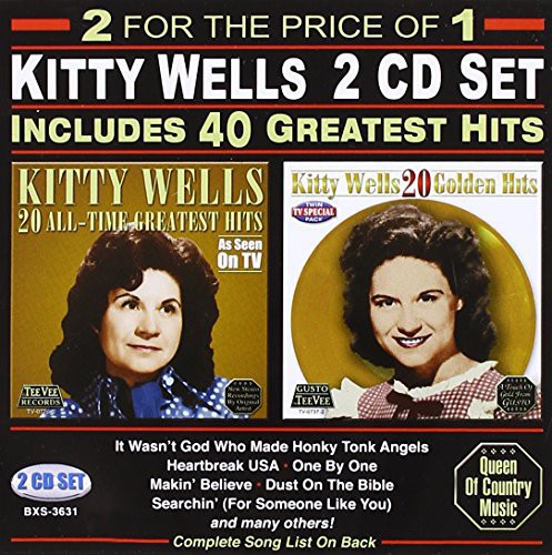 the album cover for Kitty Wells - 40 Greatest Hits