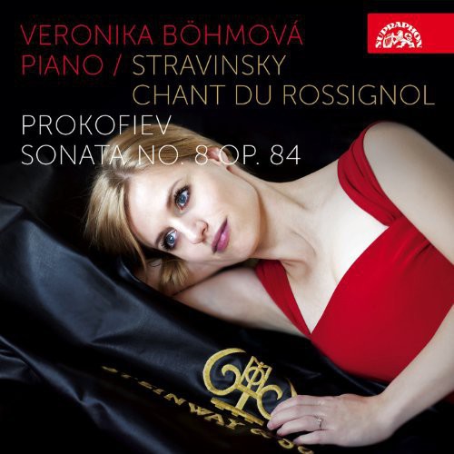 the album cover for Stravinsky / Prokofiev - Piano Works