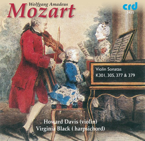 the album cover for W Mozart A / Davis / Black - Violin Sonatas