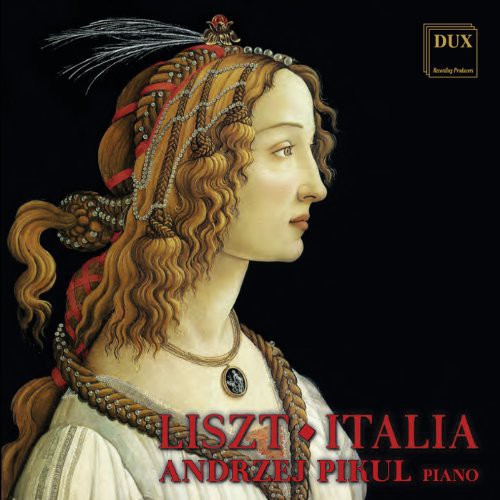 the album cover for Liszt - Italia