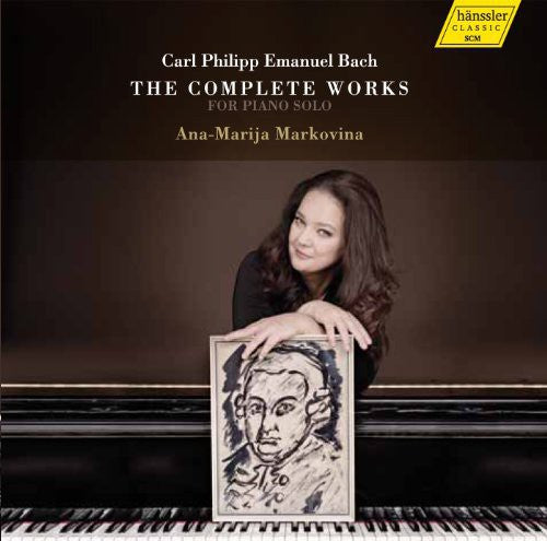the album cover for J Bach S - Comp Works for Piano Solo