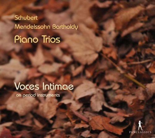 the album cover for Schubert / Voces Intimae - Piano Trios