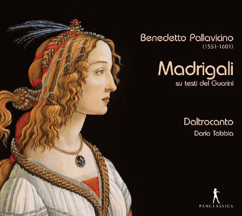 the album cover for Dario Tabbia - Madrigale Auf Texte Von Giovan