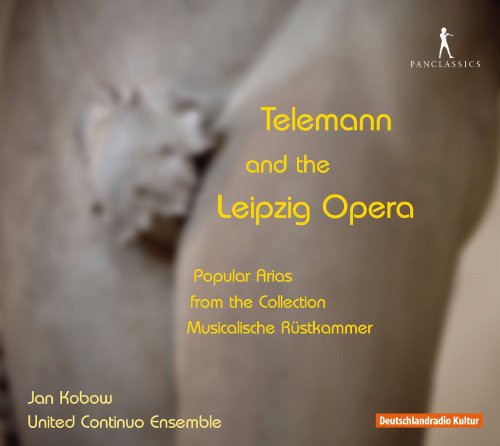 the album cover for Jan Kobow - Telemann & Leipzig Opera