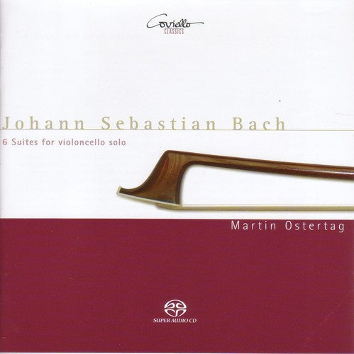 the album cover for Martin Ostertag - 6 Suites for Violoncello Solo BWV 1007 - 1012