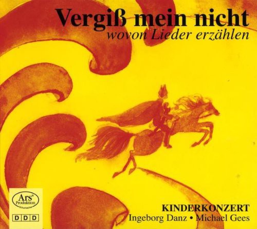 the album cover for Ingeborg Danz - Vergib Mein Nicht