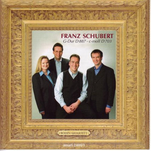 the album cover for Schubert / Rodin Quartett - String Quintets 12 & 15