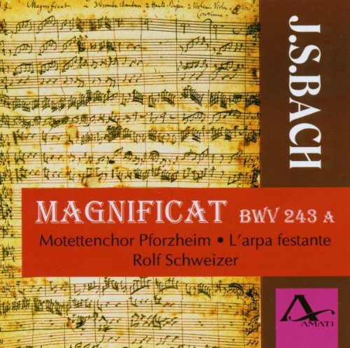 the album cover for J Bach S / Cornelius - Magnificat BWV 243