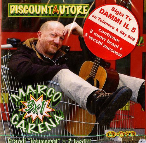 the album cover for Marco Carena - Discoutautore CD+DVD