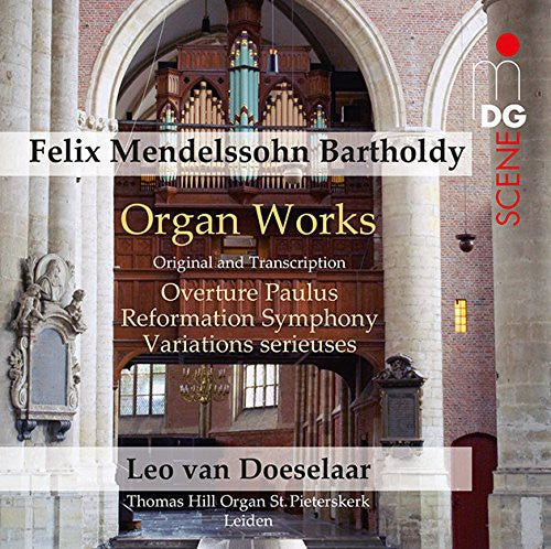 the album cover for Mendelssohn / Doeselaar - Mendelssohn in London