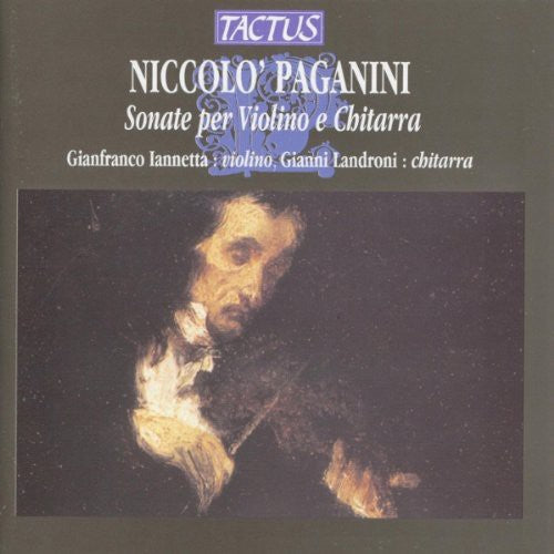 the album cover for Gianfranco Iannetta - Paganini : Sonate Per Violino E