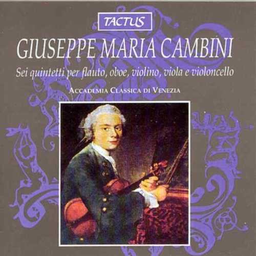 the album cover for Cambini - Sei Quintetti Per