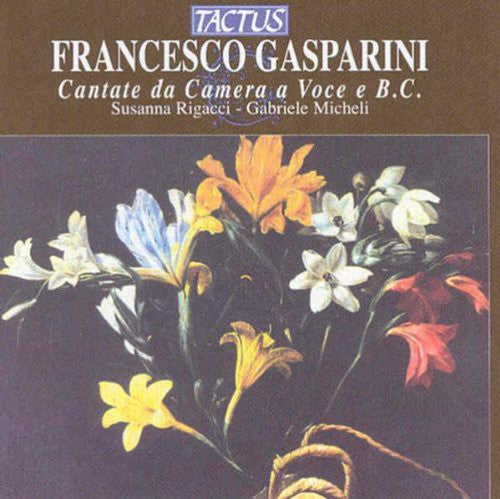 the album cover for Gasparini / Micheli - Cantate Da Camera
