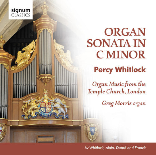 the album cover for Greg Morris - Organ Sonata in C minor