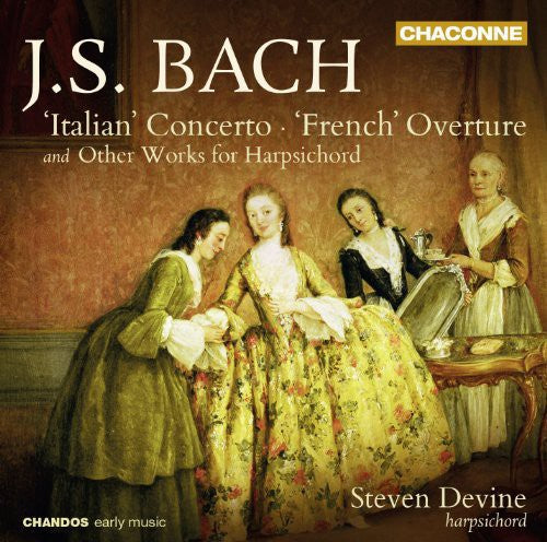 the album cover for Steven Devine - Italian Cto French Ovtr & Other Works
