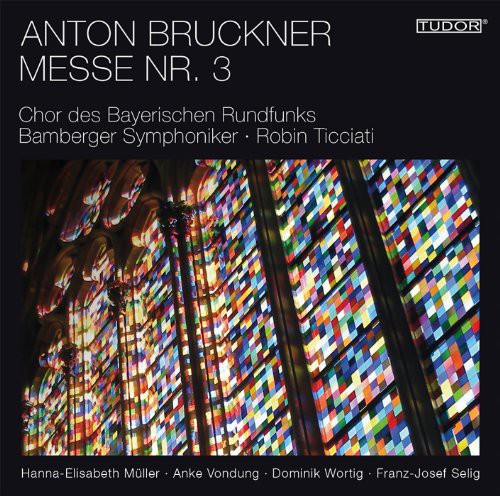 the album cover for Bavarian Radio Chorus - Mass 3 in F minor