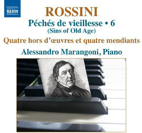 the album cover for Rossini - Comp Piano Music Vol 6