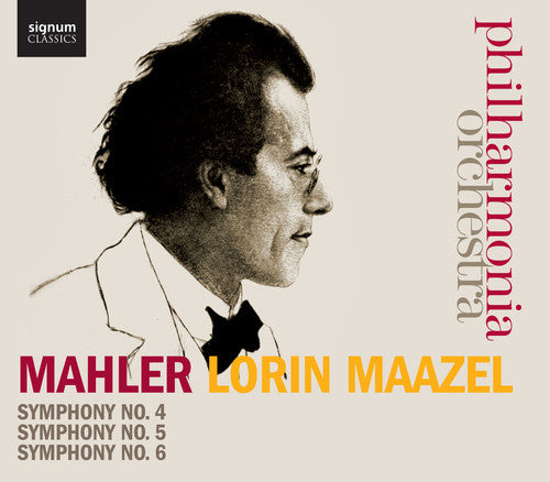 the album cover for Mahler - Syms 4-6